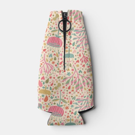 Helderbloempatroon Flesjeskoeler (Achterkant)