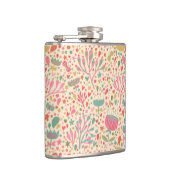 Helderbloempatroon Heupfles (Rechts)