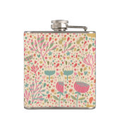 Helderbloempatroon Heupfles (Achterkant)