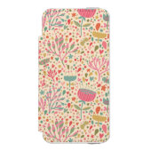 Helderbloempatroon Incipio iPhone Portemonnee Hoesje (Voorkant Agenda)