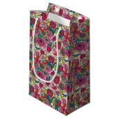 Helderbloempatroon Klein Cadeauzakje (Voorkant Gekanteld)