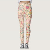 Helderbloempatroon Leggings (Voorkant)