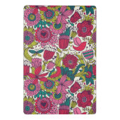 Helderbloempatroon Mini Klembord (Achterkant)