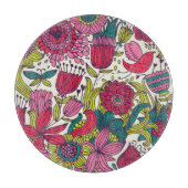 Helderbloempatroon Snijplank (Voorkant)