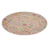 Helderbloempatroon Snijplank (Hoek)