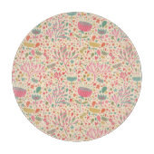 Helderbloempatroon Snijplank (Voorkant)