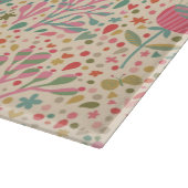 Helderbloempatroon Snijplank (Hoek)