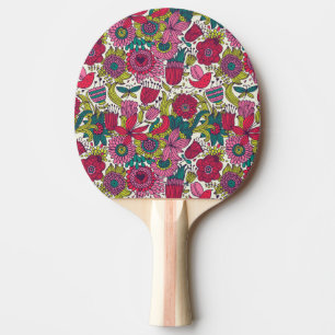 Helderbloempatroon Tafeltennisbatje