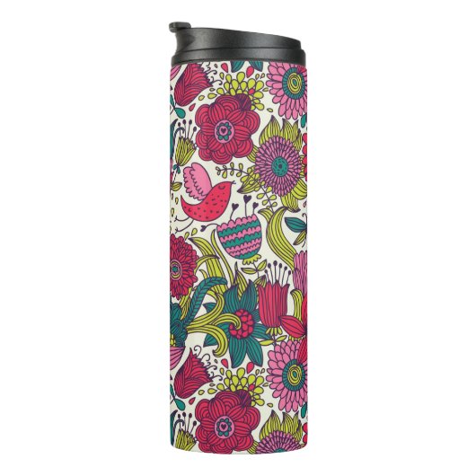 Helderbloempatroon Thermosbeker (Geroteerd rechts)