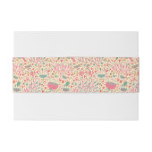 Helderbloempatroon Uitnodigingen Wikkel (Achterkant Voorbeeld)