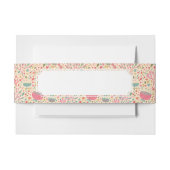 Helderbloempatroon Uitnodigingen Wikkel (Voorkant Voorbeeld)