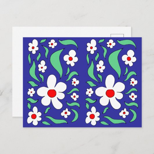 Helderbloemwit rozenBriefkaart Briefkaart (Voorkant / Achterkant)