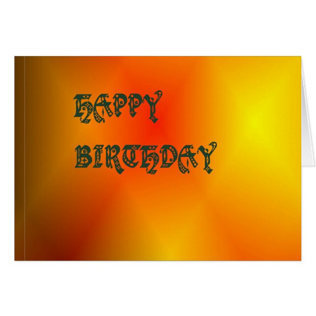 Helderbrandend Sinaasappel (Voorkant Horizontaal)