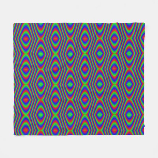 Heldercurven Fleece Deken (Voorkant (Horizontaal))