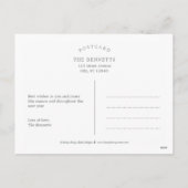 Helderdagen EDITABLE COLOR Holiday Card Briefkaart (Achterkant)