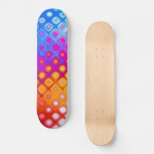Helderder Abstract skateboard voor multicolor (Voorkant)