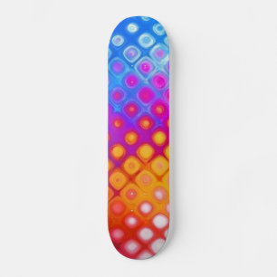 Helderder Abstract skateboard voor multicolor