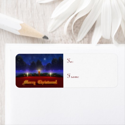 Helderdere Visions Kerstmis Gift Labels (Insitu)