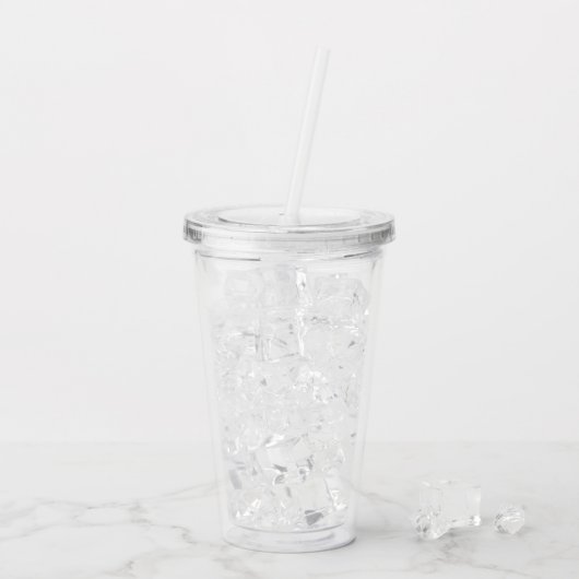 Heldere 16 oz acryl drinkbeker voor koude dranken (Achterkant ijs)
