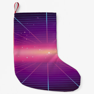 Heldere abstracte achtergrond, gemaakt in stijl va kleine kerstsok