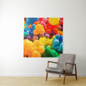 Heldere abstracte achtergrond van de puimsteen van wandkleed (In situ)