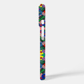 Heldere Abstracte bloemkunst Case-Mate iPhone Case (Achterkant / Links)