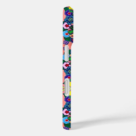 Heldere Abstracte bloemkunst Case-Mate iPhone Case (Achterkant / Rechts)