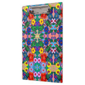 Heldere Abstracte bloemkunst Klembord (Links)