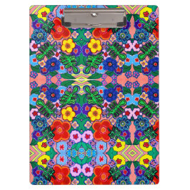 Heldere Abstracte bloemkunst Klembord