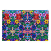 Heldere Abstracte bloemkunst Kussensloop (Achterkant)