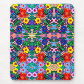 Heldere Abstracte bloemkunst Muismat (Voorkant)