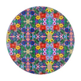 Heldere Abstracte bloemkunst Snijplank