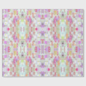 Heldere Abstracte geometrische kunst, kleurrijke p Cadeaupapier (Vlak)