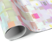 Heldere Abstracte geometrische kunst, kleurrijke p Cadeaupapier (Rol Hoek)