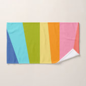 Heldere Abstracte geometrische vormen | Regenboog Bad Handdoek (Handdoek)