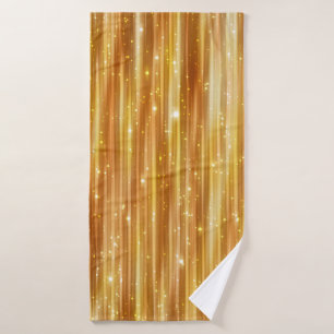 Heldere abstracte gouden achtergrond met glitter badhanddoek