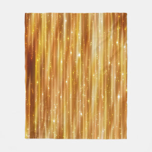 Heldere abstracte gouden achtergrond met glitter fleece deken