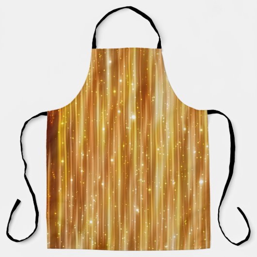 Heldere abstracte gouden achtergrond met glitter schort (Voorkant)