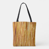 Heldere abstracte gouden achtergrond met glitter tote bag (Achterkant)