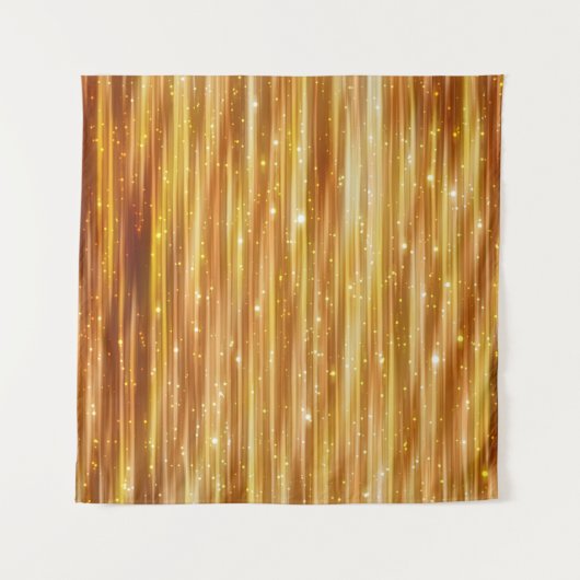 Heldere abstracte gouden achtergrond met glitter wandkleed (Voorkant)