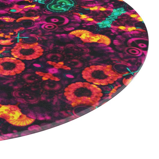 Heldere Abstracte kleur Snijplank (Hoek)