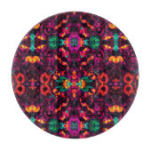 Heldere Abstracte kleur Snijplank (Voorkant)