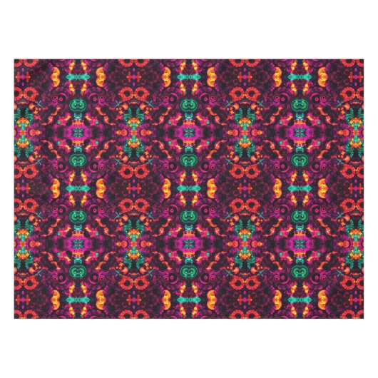 Heldere Abstracte kleur Tafelkleed (Voorkant (Horizontaal))