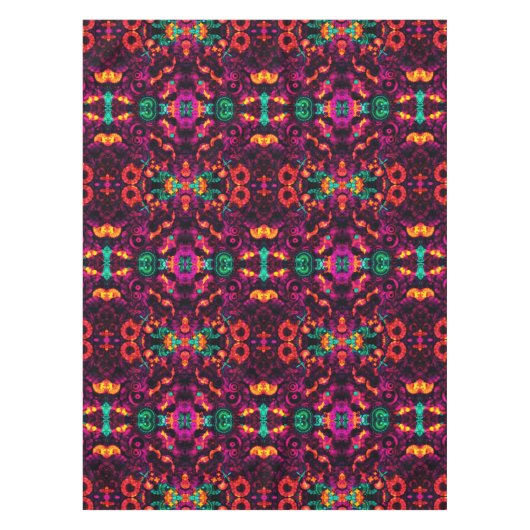 Heldere Abstracte kleur Tafelkleed (Voorkant)