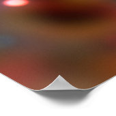 Heldere Abstracte kleuren Poster (Hoek)