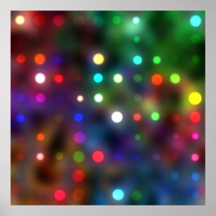 Heldere Abstracte kleuren Poster
