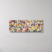 Heldere Abstracte kunst, kleurverrukking 201288 Canvas Afdruk (Voorkant)