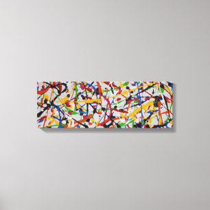 Heldere Abstracte kunst, kleurverrukking 201288 Canvas Afdruk