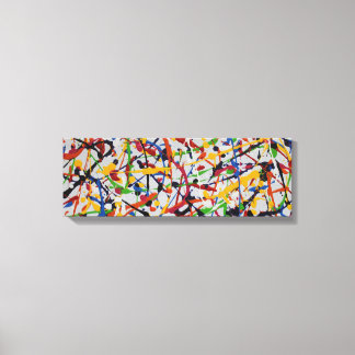 Heldere Abstracte kunst, kleurverrukking 201288 Canvas Afdruk