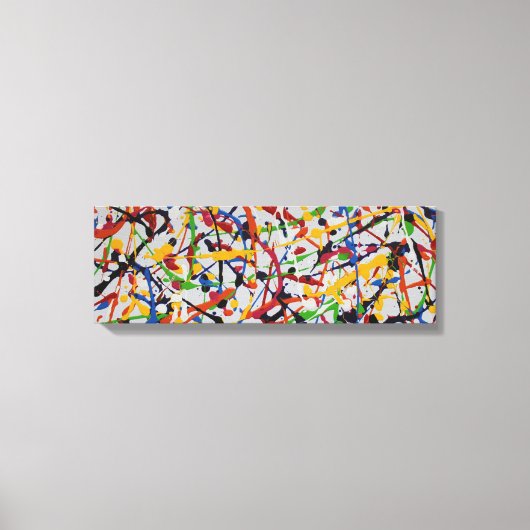 Heldere Abstracte kunst, kleurverrukking 201288 Canvas Afdruk (Voorkant)